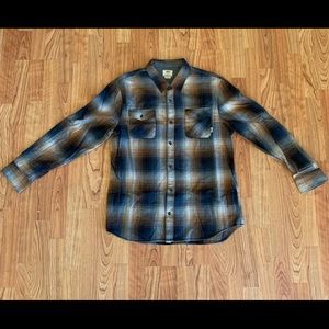 VANS LONG SLEEVE PLAID SHIRT